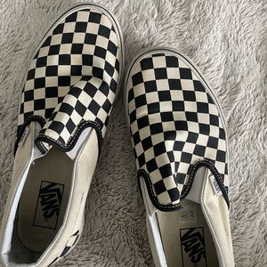 CHECKERED SLIP ON VANS